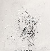 Albrecht Durer Sele-Portrait with Bandage Spain oil painting artist